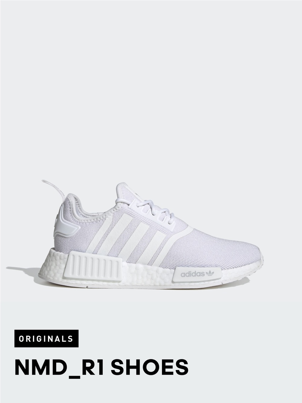 adidas White NMD_R1 Sneakers